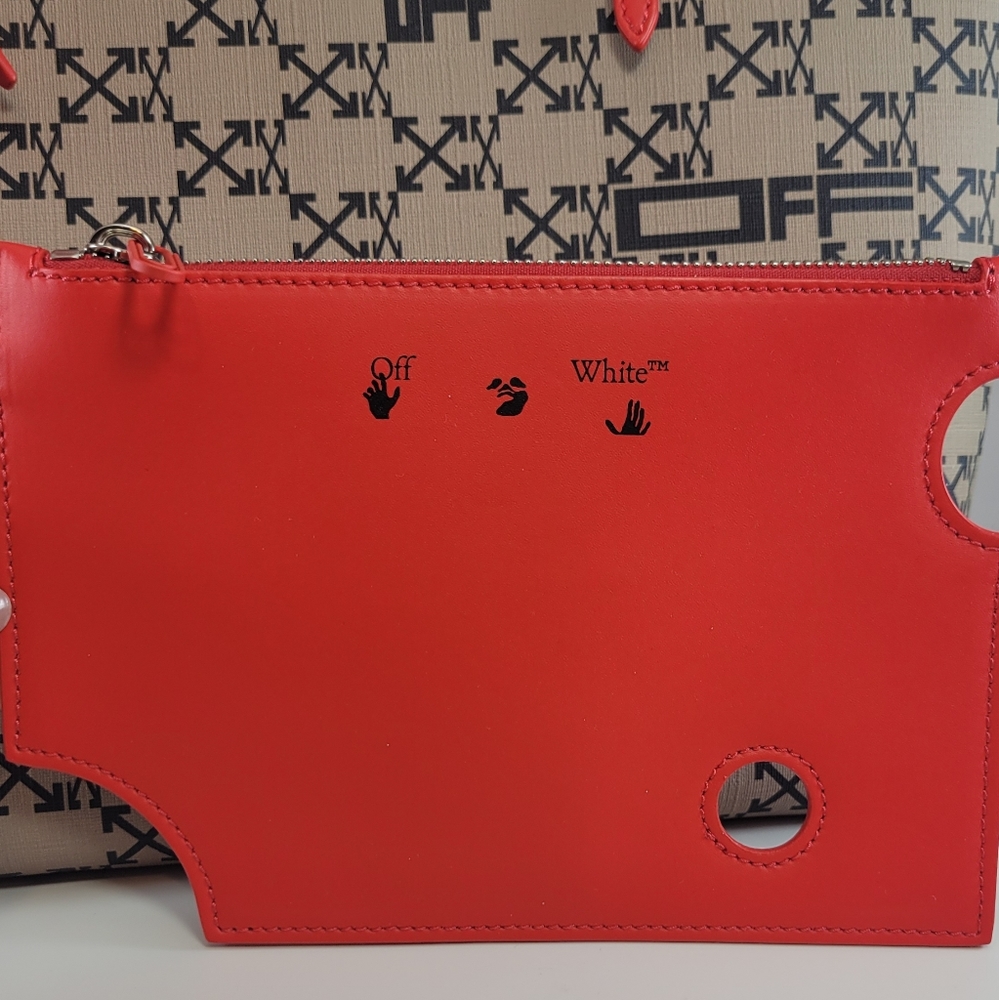 NEW! Off-White Day-Off 33 Monogram Arrows Logo Print Tote - Picture 13 of 17
